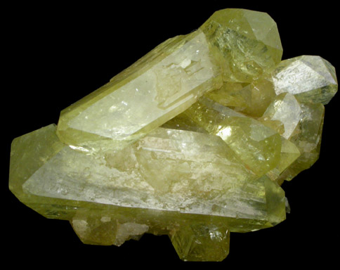 Brazilianite with Muscovite from Lavra do Telrio, Linpolis, Divino das Laranjeras, Minas Gerais, Brazil