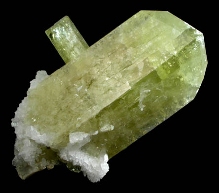 Brazilianite with Albite from Lavra do Telrio, Linpolis, Divino das Laranjeras, Minas Gerais, Brazil