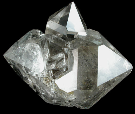 Quartz var. Herkimer Diamond from Ace of Diamonds Mine, Middleville, Herkimer County, New York