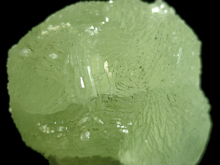 Prehnite from Prospect Park Quarry, Prospect Park, Passaic County, New Jersey