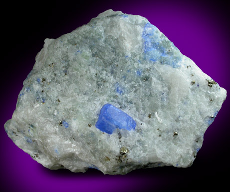 Sodalite from Sar-e-Sang District, Koksha Valley, Badakhshan Province, Afghanistan