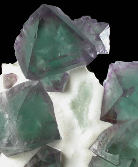 Fluorite in Quartz from Ganzhou, Jiangxi Province, China