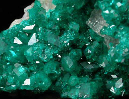 Dioptase from Altyn-Tyube, 66 km east of Karagandy, Karaganda Oblast', Kazakhstan (Type Locality for Dioptase)