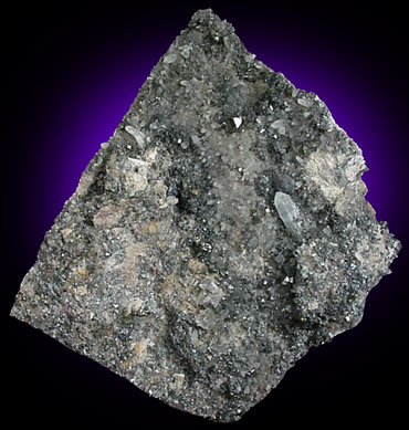 Sphalerite and Galena on Quartz from Monarch Mine, Creede, Colorado