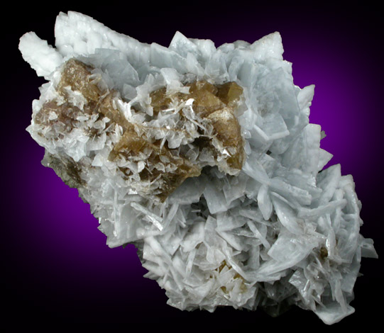 Barite with Fluorite from Minerva #1 Mine, Cave-in-Rock District, Hardin County, Illinois