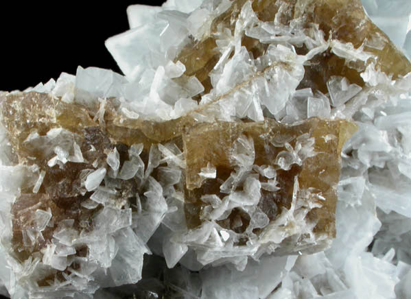 Barite with Fluorite from Minerva #1 Mine, Cave-in-Rock District, Hardin County, Illinois