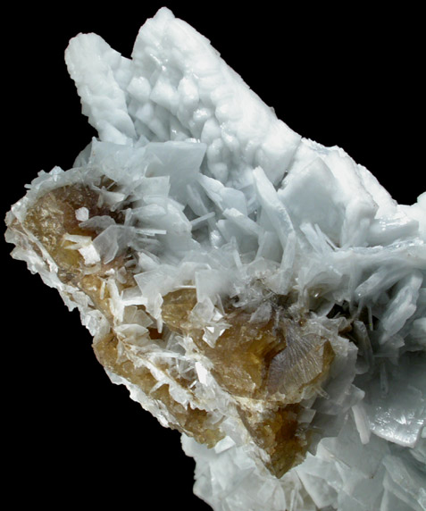 Barite with Fluorite from Minerva #1 Mine, Cave-in-Rock District, Hardin County, Illinois