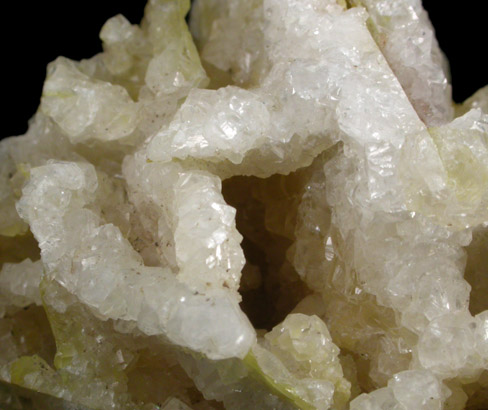 Calcite on Wulfenite from Glove Mine, Santa Rita Mountains, Santa Cruz County, Arizona