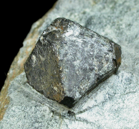 Magnetite from Bell's Mill Road, near Wissahickon Creek, Chestnut Hill, Philadelphia, Philadelphia County, Pennsylvania