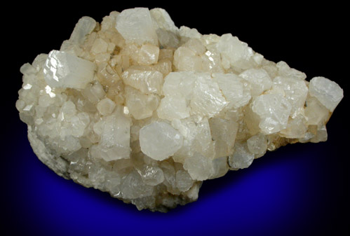 Calcite on Barite from St. Andreasberg, Harz Mountains, Lower Saxony, Germany