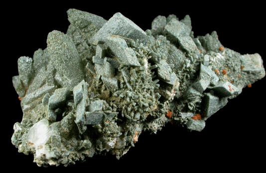 Orthoclase and Quartz with Chlorite coating from St. Gotthard, Kanton Uri, Switzerland