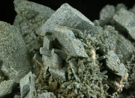 Orthoclase and Quartz with Chlorite coating from St. Gotthard, Kanton Uri, Switzerland