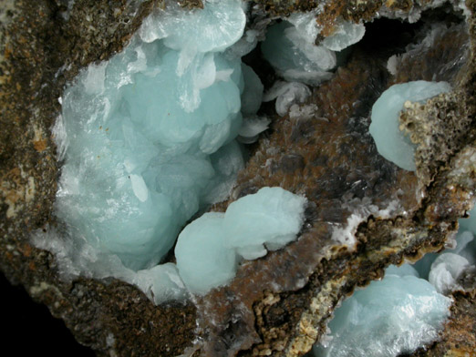 Hemimorphite from 79 Mine, Banner District, near Hayden, Gila County, Arizona