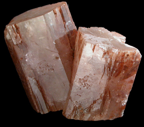 Aragonite (pseudohexagonal crystals) from Molina de Aragn, Guadalajara, Castilla-Leon, Spain (Type Locality for Aragonite)