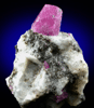 Corundum var. Ruby from Tumkur District, Karnataka, India