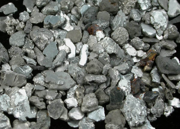 Osmium var. Osmiridium from (Newjansk, Ekaterinberg), Ural Mountains, Russia