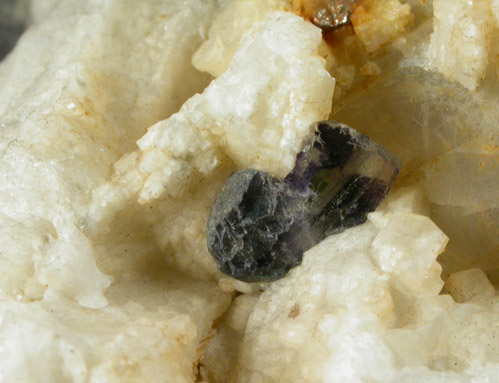 Fluorite on Albite, Quartz, Muscovite from Strickland Quarry, Collins Hill, Portland, Middlesex County, Connecticut