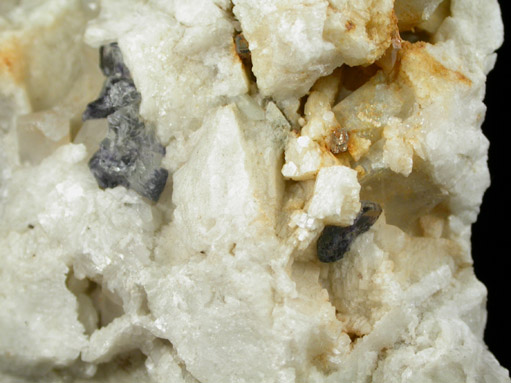 Fluorite on Albite, Quartz, Muscovite from Strickland Quarry, Collins Hill, Portland, Middlesex County, Connecticut