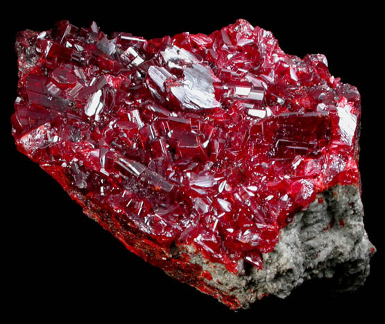 Realgar from Shimen Mine, Hunan, China