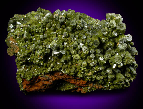 Pyromorphite from Wheatley Mine, Phoenixville, Chester County, Pennsylvania