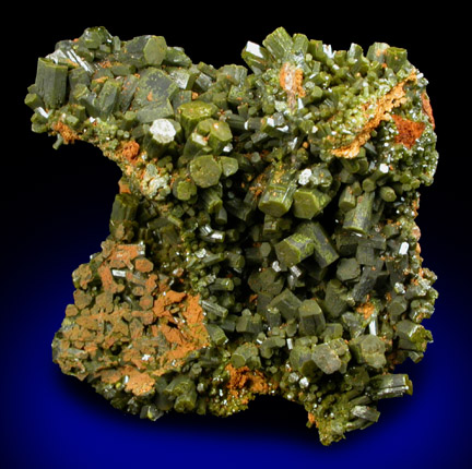 Pyromorphite from Wheatley Mine, Phoenixville, Chester County, Pennsylvania