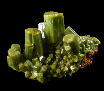 Pyromorphite from Wheatley Mine, Phoenixville, Chester County, Pennsylvania