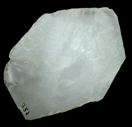 Quartz (etched to show Dauphin-law twinning) from Minas Gerais, Brazil