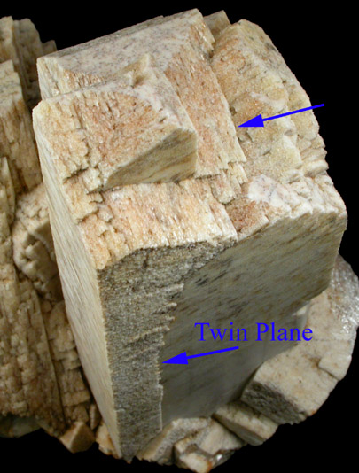 Microcline (Baveno-Law Twinned) from 5 km NE of Malosa Mountain, Zomba District, Malawi