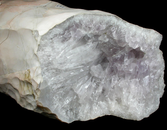 Quartz var. Amethyst Agate from Upper New Street Quarry, Paterson, Passaic County, New Jersey