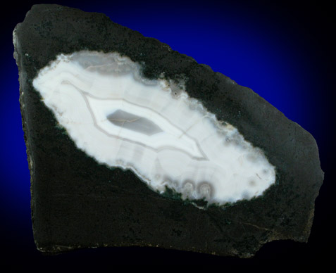 Quartz var. Agate from Prospect Park Quarry, Prospect Park, Passaic County, New Jersey