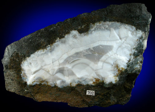 Quartz var. Agate from Prospect Park Quarry, Prospect Park, Passaic County, New Jersey