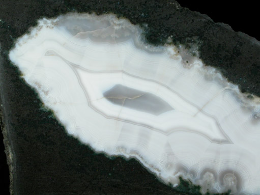 Quartz var. Agate from Prospect Park Quarry, Prospect Park, Passaic County, New Jersey