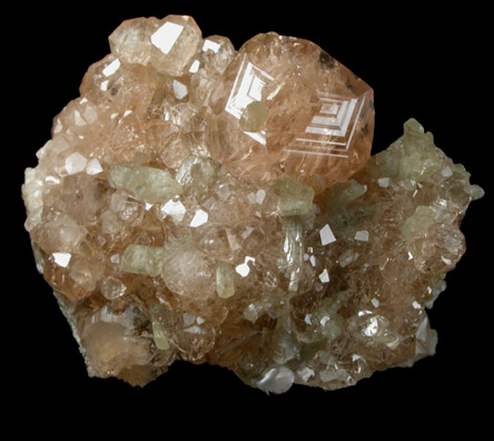 Grossular Garnet with Diopside from Jeffrey Mine, Asbestos, Qubec, Canada