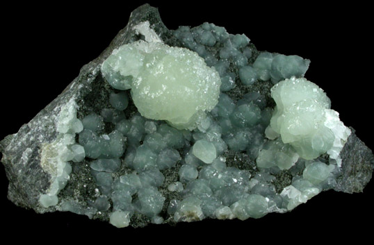 Prehnite with Apophyllite from Millington Quarry, Bernards Township, Somerset County, New Jersey