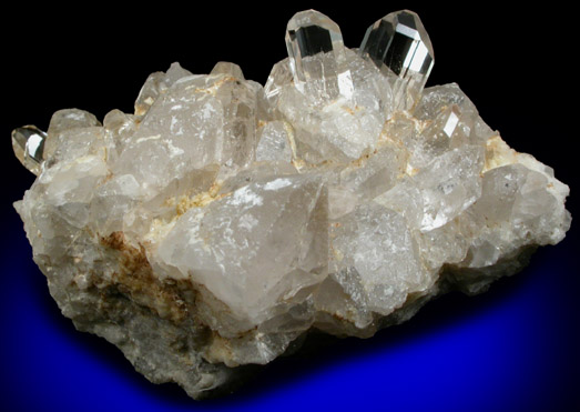 Topaz on Quartz from Dassu, Braldu Valley, Baltistan, Gilgit-Baltistan, Pakistan