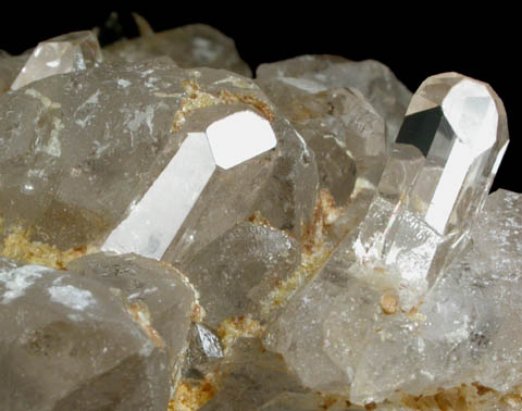 Topaz on Quartz from Dassu, Braldu Valley, Baltistan, Gilgit-Baltistan, Pakistan