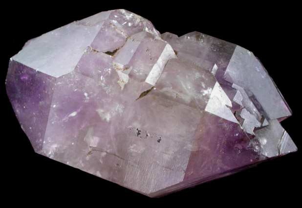 Quartz var. Amethyst from Dutton's Mill, Delaware County, Pennsylvania