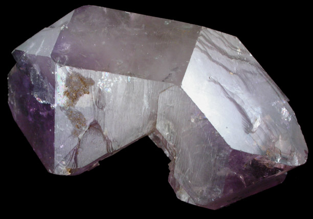 Quartz var. Amethyst from Dutton's Mill, Delaware County, Pennsylvania