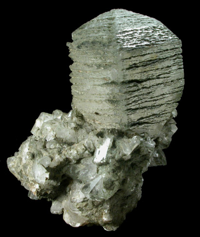 Orthoclase (Baveno-Law Twinned) with Chlorite from St. Gotthard, Kanton Uri, Switzerland