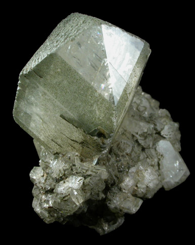 Orthoclase (Baveno-Law Twinned) with Chlorite from St. Gotthard, Kanton Uri, Switzerland