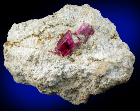 Beryl var. Red Beryl (Bixbite) from Ruby Violet claim, Wah Wah Mountains, Beaver County, Utah