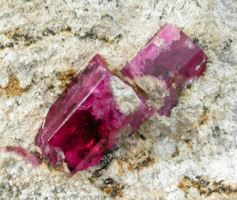 Beryl var. Red Beryl (Bixbite) from Ruby Violet claim, Wah Wah Mountains, Beaver County, Utah