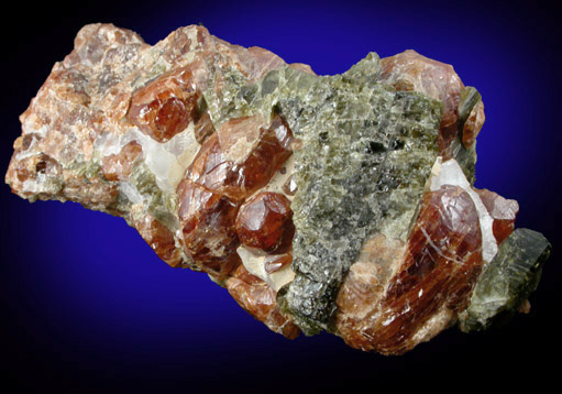 Grossular Garnet with Epidote from Crestmore Quarry, 572' Level, Riverside County, California