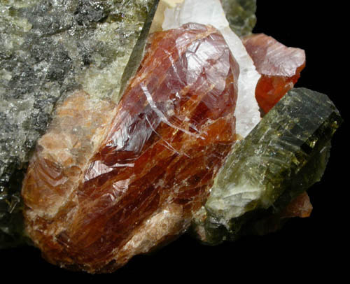 Grossular Garnet with Epidote from Crestmore Quarry, 572' Level, Riverside County, California
