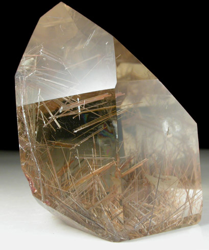 Quartz with Rutile inclusions (Rutilated Quartz) from Novo Horizonte, Bahia, Brazil