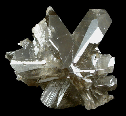 Cerussite (sixling-twinned crystals) from Tsumeb Mine, Otavi-Bergland District, Oshikoto, Namibia
