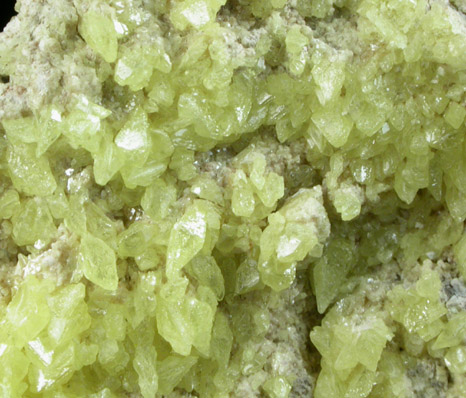 Sulfur from Soufriere, Sulfur Springs, Qualibou Caldera, St. Lucia