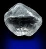 Diamond (4.85 carat cuttable F-color octahedral crystal) from Udachnaya Mine, Republic of Sakha, Siberia, Russia