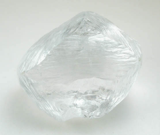 Diamond (4.85 carat cuttable F-color octahedral crystal) from Udachnaya Mine, Republic of Sakha, Siberia, Russia