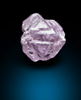 Diamond (0.45 carat fancy-pink octahedral crystal) from Russia